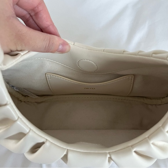 JW PEI Gabbi Ruched Hobo Handbag - Ivory - Picture 7 of 13